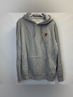 Suspicious Antwerp ‘The Playground’ Skull Hoodie. Color Gray Size XXL